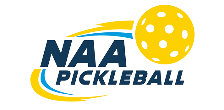 NAA White Pickleball logo